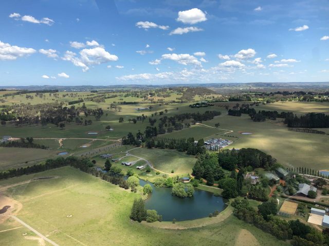 NSW Southern Highlands by helicopter